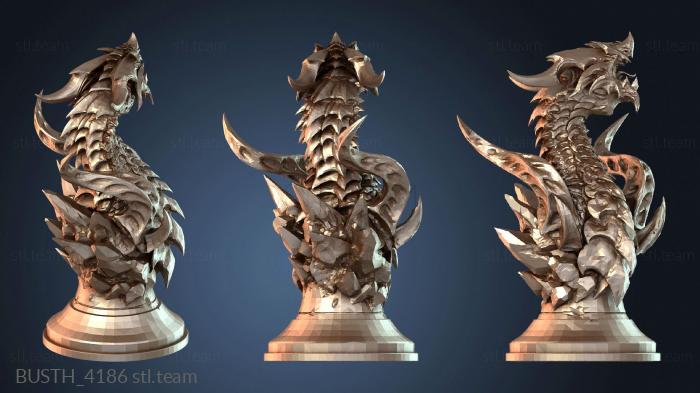 Бюсты монстры и герои Бюст Дракона Героический
