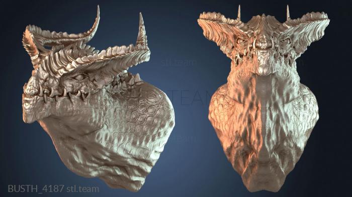 Бюсты монстры и герои Бюст Дракона Смоки