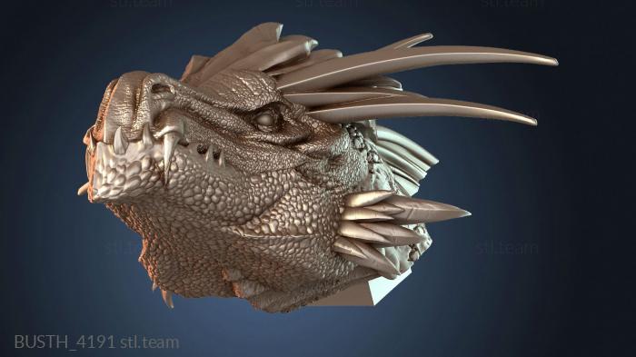 Бюсты монстры и герои Дракон, мыслящий гигант