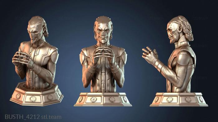 Бюсты монстры и герои Эбеновое дерево