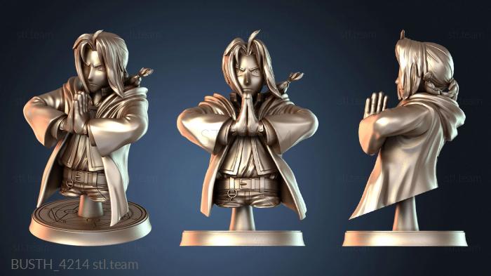 Бюсты монстры и герои Бюст Эдварда Элрика «Металлистический алхимик»