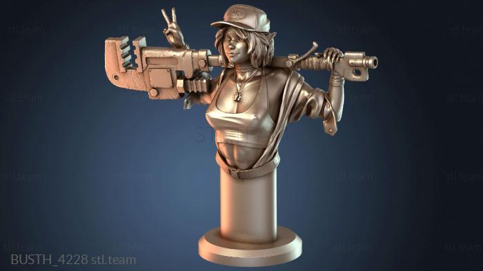 Бюсты монстры и герои Инженерные кривые бюст простой