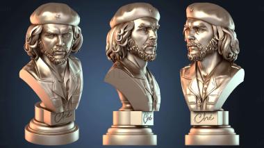 3D модель Эрнесто Че Гевара (STL)