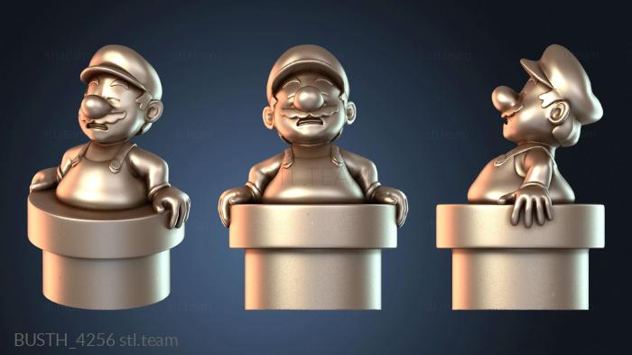 Бюсты монстры и герои Толстый марио