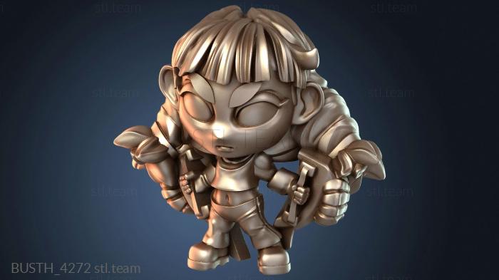 Бюсты монстры и герои Женщины-воины отбивают