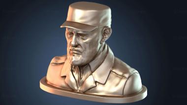 3D модель Фидель Кастро (STL)