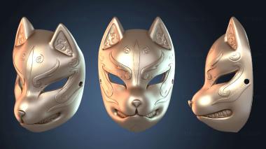 3D модель Маска лисы японская (STL)