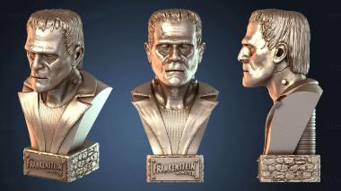 3D модель Бюст монстра Франкенштейна (STL)