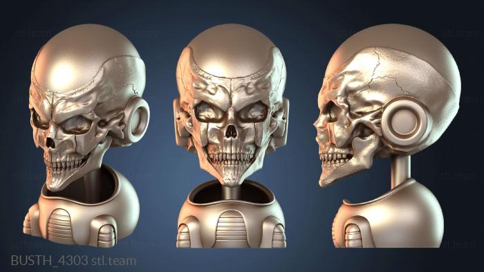 Бюсты монстры и герои Череп Фризы