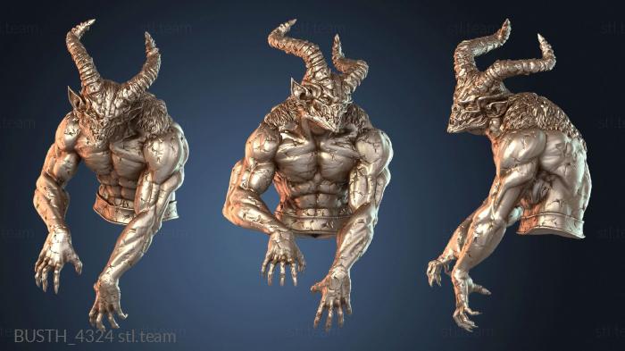 Бюсты монстры и герои Бюст горгульи