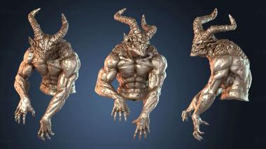 3D модель Бюст горгульи (STL)