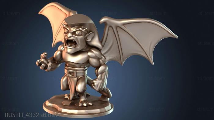 Бюсты монстры и герои Горгульи Голиаф Чиби