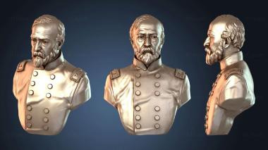 3D модель Бюст генерала Джорджа Мида (STL)