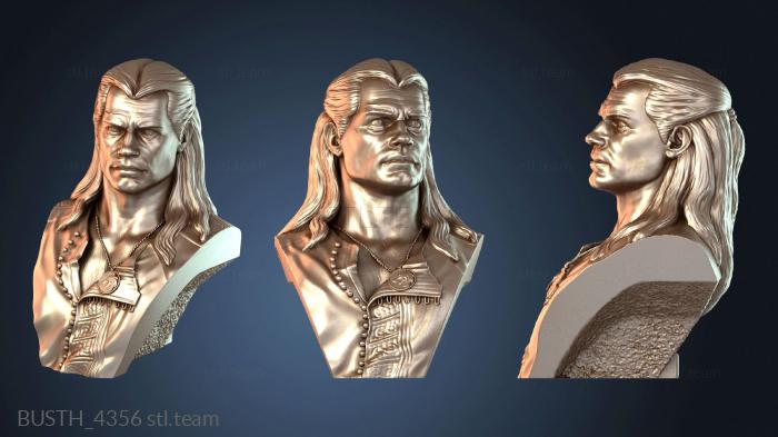 Бюсты монстры и герои Бюст Геральта Ривии Геральта