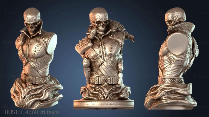 Бюсты монстры и герои Бюст Призрачного Гонщика Цабер