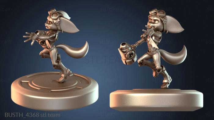 Бюсты монстры и герои Gloomeskk RIVET из Ratchet and Clank Rift