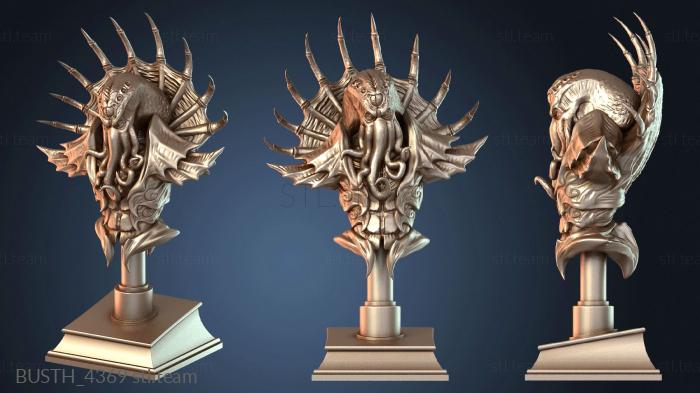 Бюсты монстры и герои Подставка для бюста Гломлока