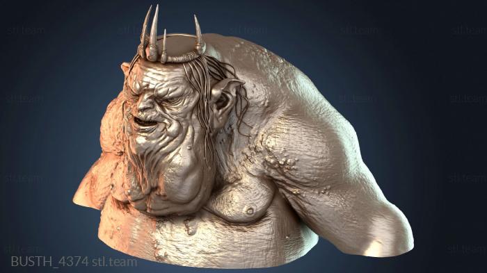 Бюсты монстры и герои Бюст короля гоблинов