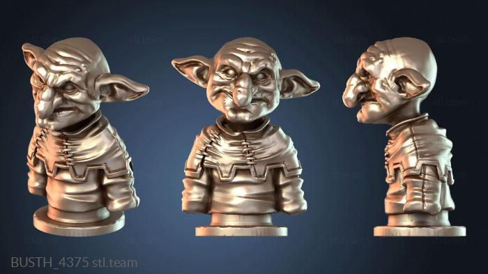 Бюсты монстры и герои Бюст гоблина-крестьянина