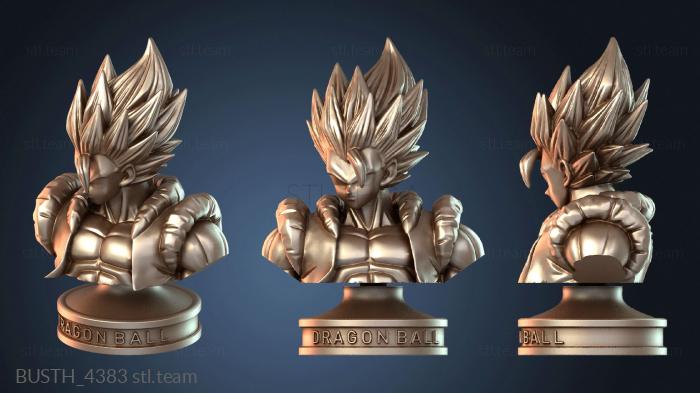 Бюсты монстры и герои Гогета Синий Бюст