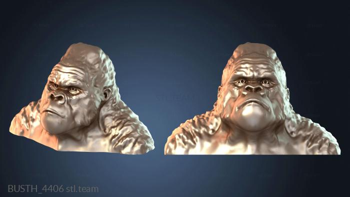 Бюсты монстры и герои Бюст гориллы