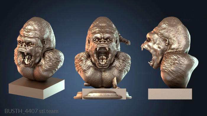Бюсты монстры и герои Величественный бюст гориллы