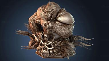 3D модель Бюст Гориллы Гродда (STL)