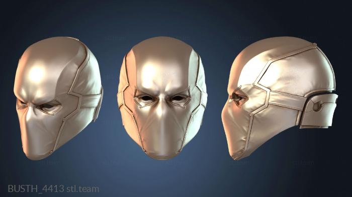 Бюсты монстры и герои Маска Gotham Knights Red Hood (задняя часть)