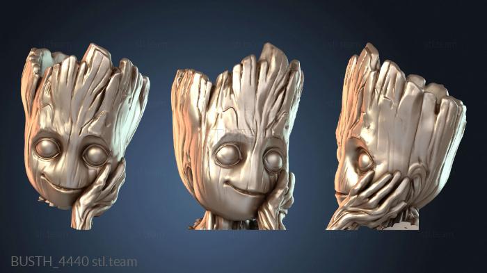 Бюсты монстры и герои Детёныш растения Грут из «Стражей Галактики»