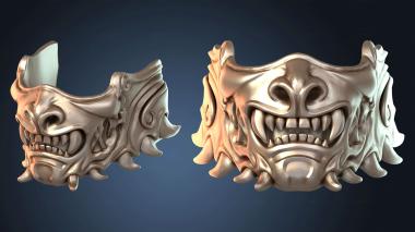 3D модель Шлем Hellbat и маска самурая (STL)