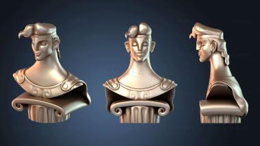3D модель Бюст Геркулеса (STL)