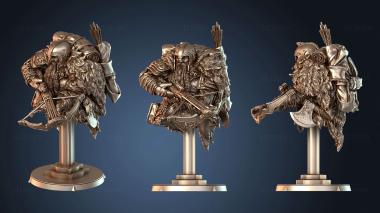 3D модель Герои Бюст героя Дарфоса Казаруна (STL)