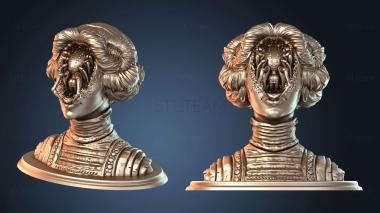 3D модель Бюст Женщины-паука из фильма ужасов (STL)