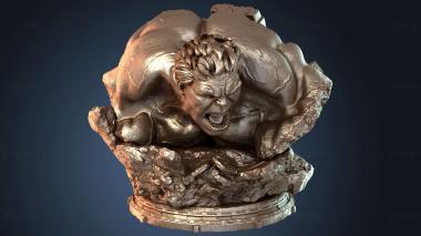 3D модель Комический крик «Бюст Халка» (STL)
