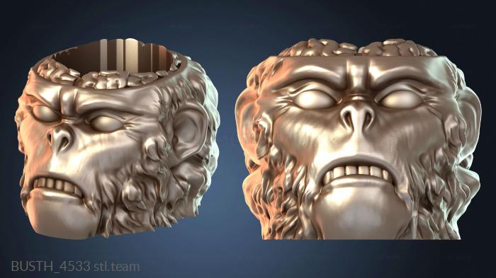 Бюсты монстры и герои Кружка с обезьянкой Индианы Джонса