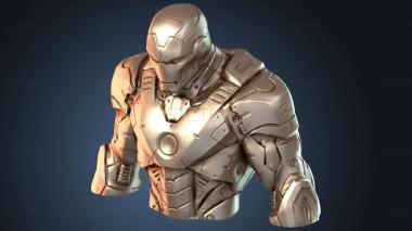 3D модель Классический бюст Железного человека (STL)