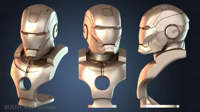 Бюсты монстры и герои КУЛЬТОВЫЙ бюст ЖЕЛЕЗНОГО ЧЕЛОВЕКА