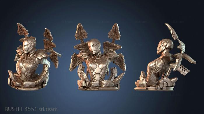 Бюсты монстры и герои Перечницы Iron Rescue Bust