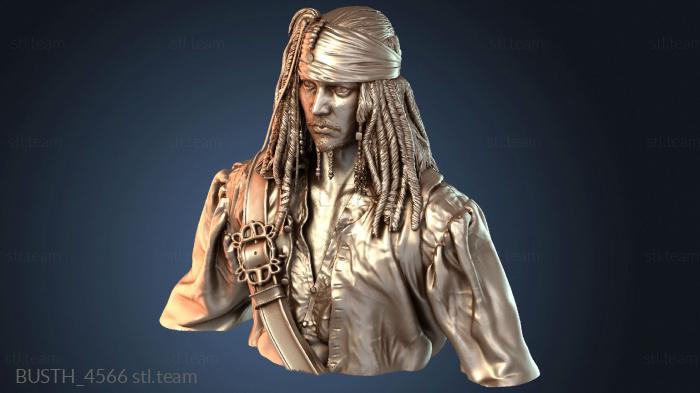 Бюсты монстры и герои Бюст Джека Воробья