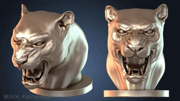 Бюсты монстры и герои Бюст ягуара