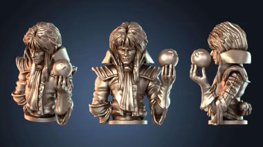 3D модель Джарет Бюст Король Гоблинов Боуи (STL)