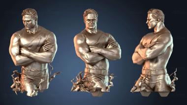 3D модель Джей Гаррик Флэш Бюст (STL)