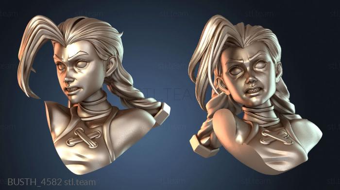 Бюсты монстры и герои Джинкс челка