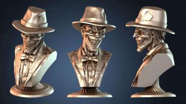 3D модель Бюст Мрачного Джокера (STL)