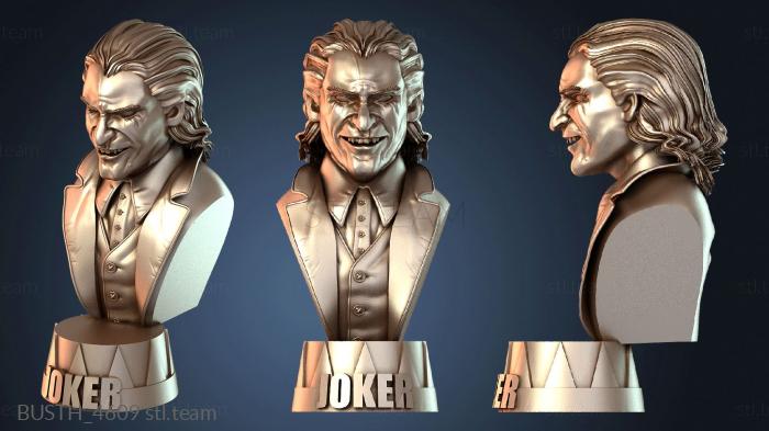 Бюсты монстры и герои Бюст джокера с маркировкой