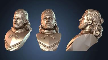 3D модель Топ Джона Сноу (STL)