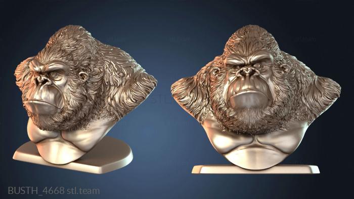 Бюсты монстры и герои Конг