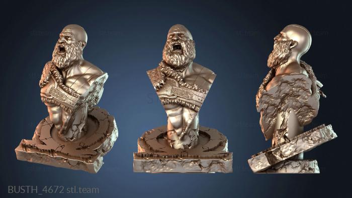 Бюсты монстры и герои Бюст Кратоса