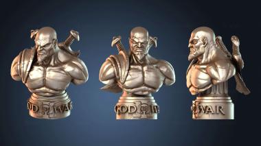 3D модель Кратос в полный рост (STL)