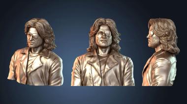 3D модель Курт Рассел Снейк Плисскен Побег из Йорка (STL)